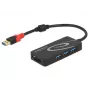 Hub USB DeLOCK 3.0 3 portas externas + 2 x slot SD
