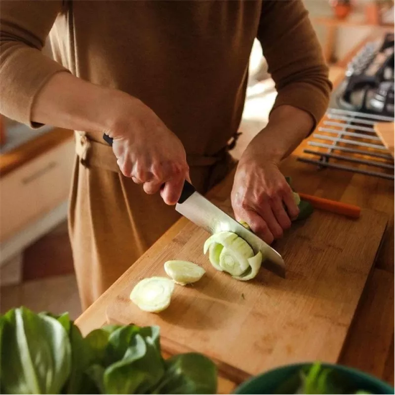 Faca de cozinha Fiskars 1057536 em aço inoxidável 1 unidade faca Santoku