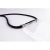 Colar para telefone Lookabe para iPhone 7/8 Plus — corrente dourada, bolsa preta