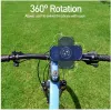Suporte de telemóvel para bicicleta Tellur BPH100 preto – suporte de guiador para smartphones, suporte ajustável