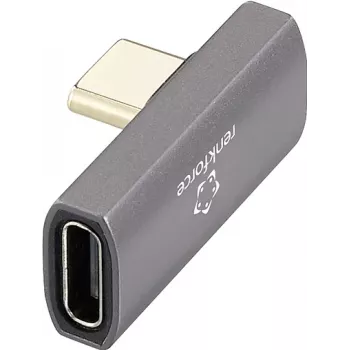 Adaptador USB4 USB-C Renkforce [1x ficha – 1x conector fêmea] RF-3778672 8K UHD 90° (RF-3778672)