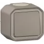 Legrand 069716L Plexo New FRAP interruptor de cruzamento 10 AX terminal de parafuso IK 07 cinzento