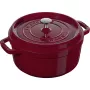 Cocotte redonda de ferro fundido Staub La Cocotte 3,85 L, bordéus