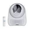 Caixa de areia autolimpante para gatos Catlink Scooper Young, cinzento – 13 l, 600 × 580 mm, adaptador de 12 V