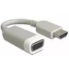 Adaptador de cabo de vídeo DeLOCK 65469 VGA D-Sub para HDMI tipo A branco