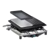 Steba RC 4 Plus Deluxe Chrome grelhador raclette, aço inoxidável/preto