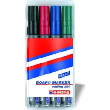 Marcador permanente ponta fina Edding 250 multicolor