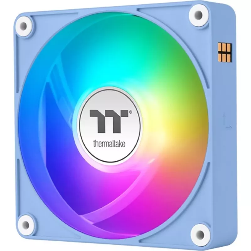 Ventoinha de caixa Thermaltake CT140 EX ARGB 140mm pack de 3 - azul-hortênsia