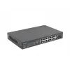 Lanberg RSFE-16P-2C-150 switch PoE+ não gerido, 16x 10/100 PoE+, 2x combo Gigabit, 150 W, rack 1U