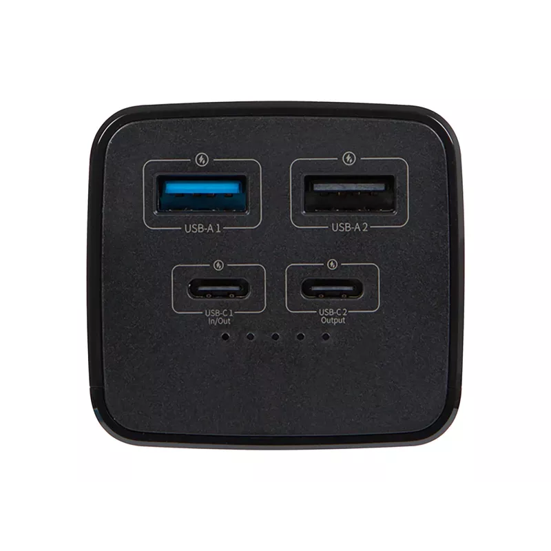 Powerbank portátil BLOW PB20G 20000mAh PD 65W, entrada/saída USB-C, 2 saídas USB-A, preto