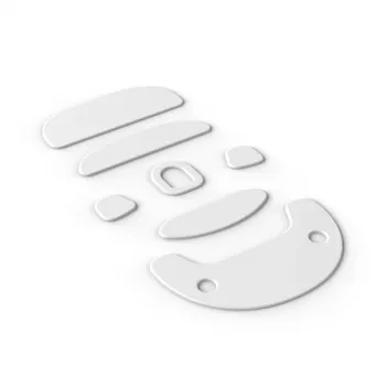 Skates para rato Endgame Gear OP1, 99,5% PTFE - branco, conjunto individual