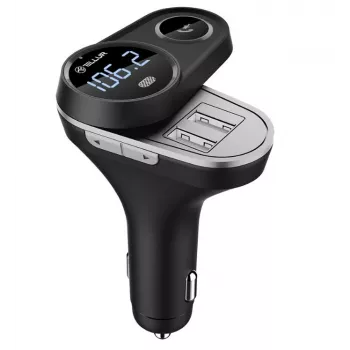 Transmissor FM Tellur FMT-B5 USB 3.0 5 portas, modelo FMT-B5, preto