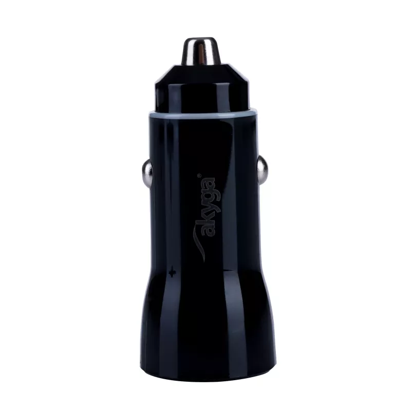 Carregador de automóvel 12/24V Akyga AK-CH-16 36W USB-A + USB-C PD Quick Charge 3.0 5-12V / 1,5-3A preto