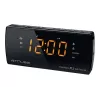 Rádio-despertador Muse M-185 CR — FM/MW, visor LED de 0,9 polegadas, AC 230V com backup por pilha AAA, preto