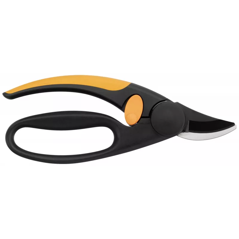 Tesoura de poda Fiskars 111440 Bypass preta — Fiskars 1001534 (tesoura de jardim de mão, Bypass, preta)
