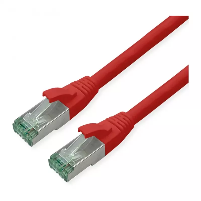 Cabo de rede ROLINE Recycled Material 21.45.3216 RJ-45 Cat6a 7 m vermelho