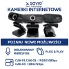 Câmara de internet Savio webcam USB Full HD com microfone incorporado