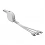 Cabo USB DeLOCK 85850 0,98 m USB 2.0 USB A USB C/Micro-USB B/Lightning