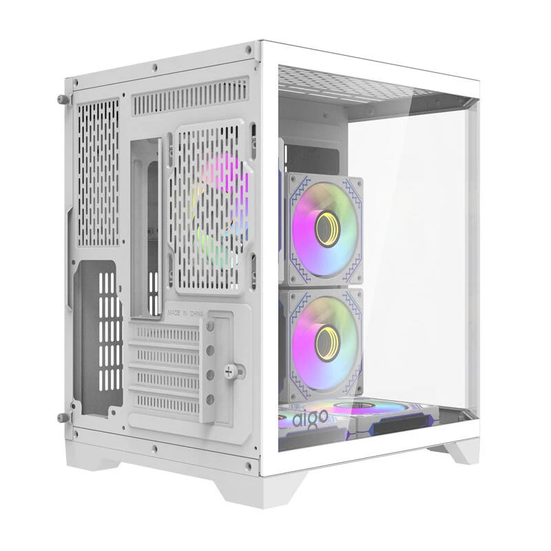 Caixa de computador Darflash FT350 + 5 ventoinhas aRGB (branco)