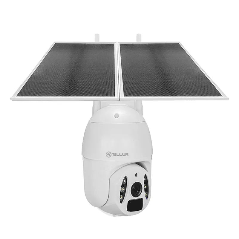 Câmara de vigilância Tellur Smart WiFi Solar Camera P&T 3MP 2K UltraHD