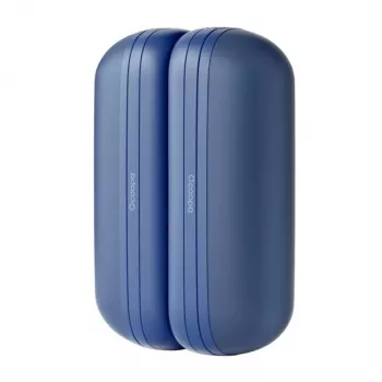 Aquecedor de mãos Ocoopa UT2s Mini, recarregável 5200 mAh, até 6 h, azul-laranja