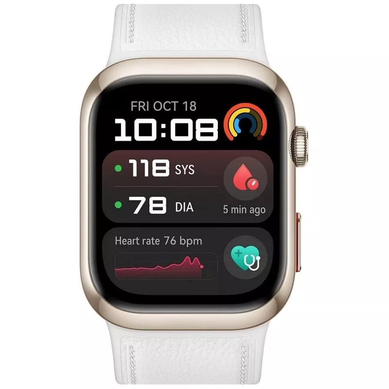 Smartwatch Huawei Watch D2 4,62 cm AMOLED 480 x 408 ecrã tátil dourado