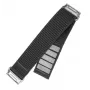 Pulseira desportiva de nylon FIXED QuickFit 22 mm para Garmin, cinzento-escuro, pulso 160–210 mm