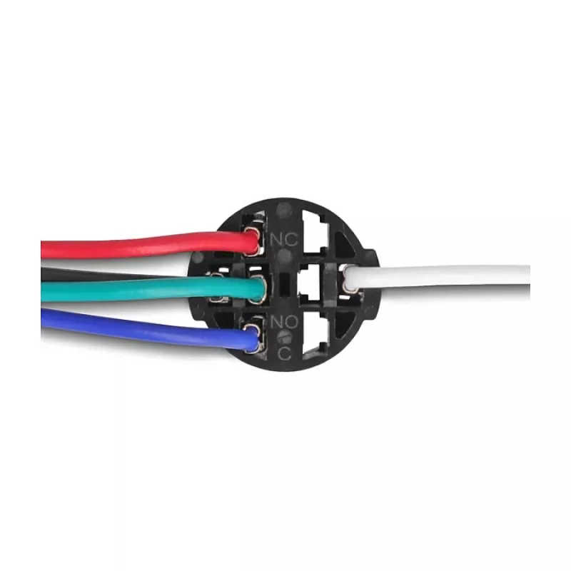 Delock 90793 Tomada para botão de pressão ou interruptor de 16 mm de 5 pinos