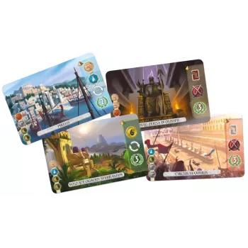 jogo de tabuleiro 7 WONDERS OF THE WORLD – DUEL (VERSÃO POLACA)