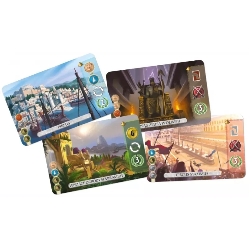 jogo de tabuleiro 7 WONDERS OF THE WORLD – DUEL (VERSÃO POLACA)