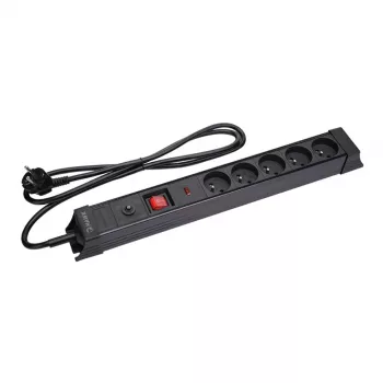 Extensão com proteção contra sobretensão Hawk HWPS503BK 3m com cabo de 3 m