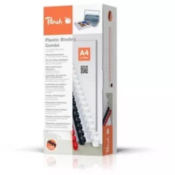 Kit de encadernação Peach 510090 Branco A4 12 mm pente