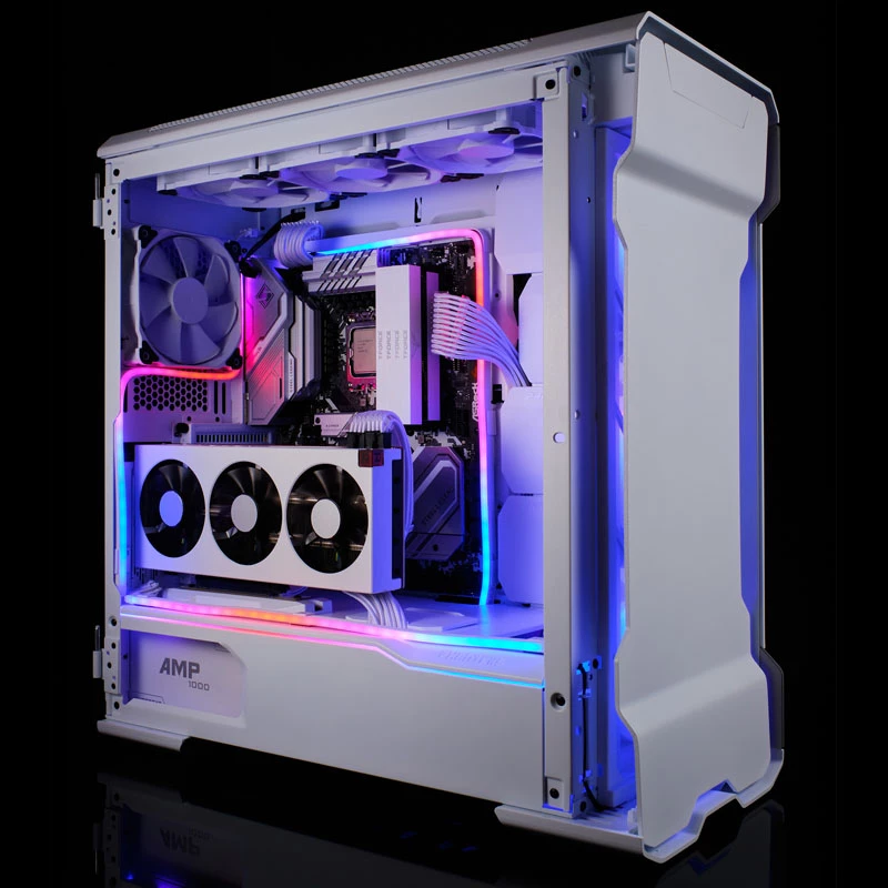 Tira LED PHANTEKS PH-NELEDKT_M1_WT01 — universal 1000 mm, 5 V, 10,5 W, branco