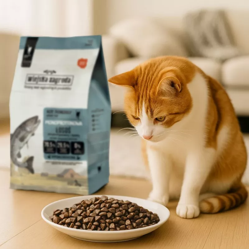 Wiejska Zagroda Monoprotein ração seca para gatos com salmão, 3 kg