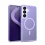 Capa Crong Hybrid Matte Magnetic para Samsung Galaxy S26 — TPU+PC, lavanda