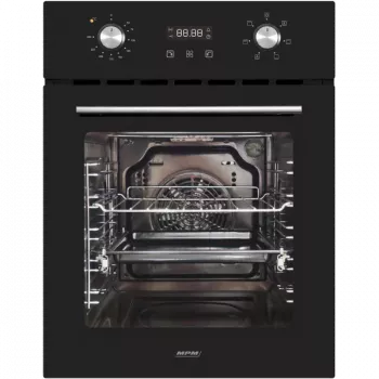 Forno elétrico de encastrar MPM MPM-45-BO-22, 50 L, 220–240 V, 2000 W, comandos táteis e rotativos, AquaClean
