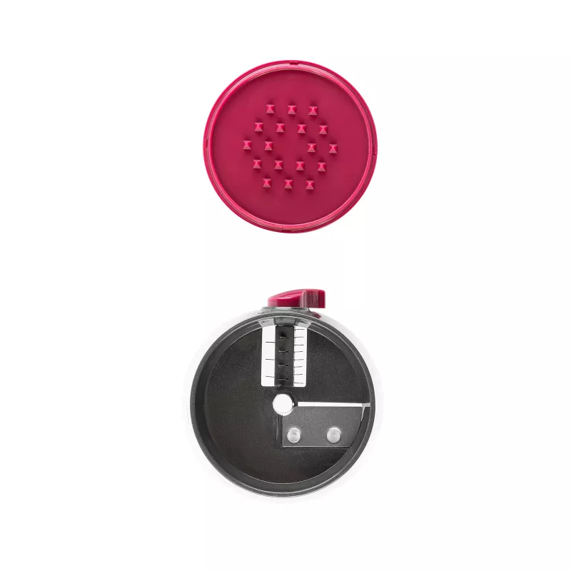 Picadora manual JATA HMAQ4508 preto rosa lâmina de aço inoxidável