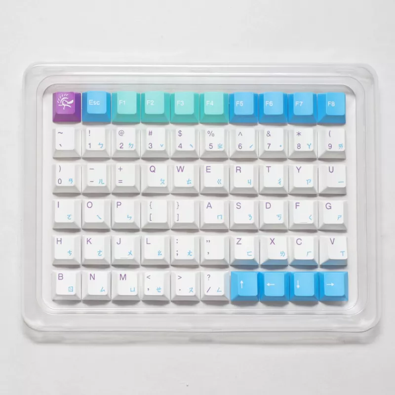 Conjunto de teclas Ducky x MK Frozen Llama