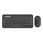 Logitech Pebble 2 Combo for Mac Teclado e rato sem fios QWERTZ alemão grafite