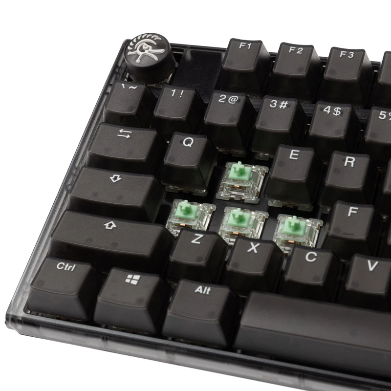 Teclado gaming Ducky One 3 Aura preto, RGB-LED - Gateron Baby Kangaroo (US)