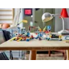 Brinquedo de construção LEGO Conjunto 72035 Super Mario Mario Kart Oficina do Toad, níveis interativos e figuras