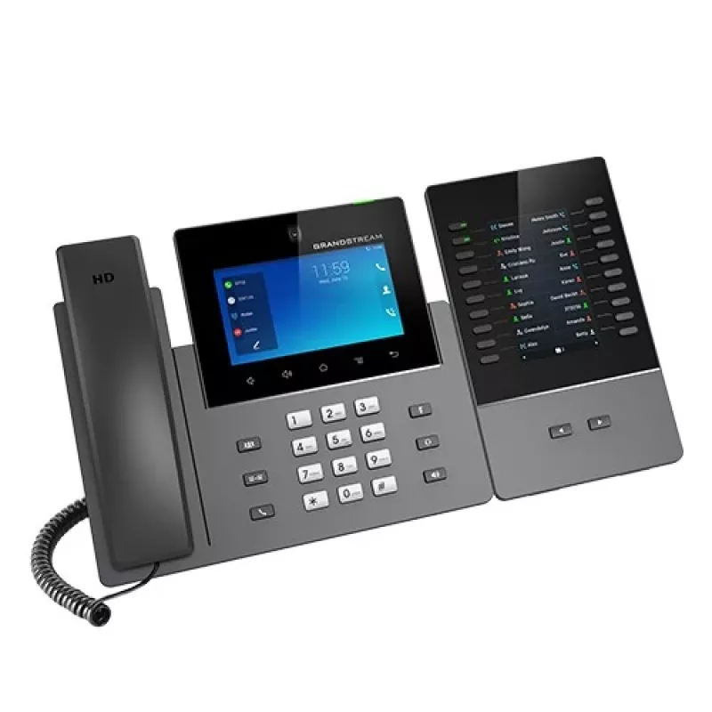 Telefone IP Grandstream Networks GXV3450 cinzento