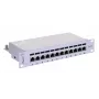 Patch panel LANBERG PPF6-9012-S, 12 portas, metal, cinzento, 1HE, 215×130×44.5 mm