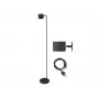 Beper P201UTP306 candeeiro LED recarregável de altura ajustável, de chão e para montagem na parede, 2,3 W, regulável, preto