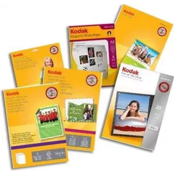 Papel fotográfico Kodak superbrilhante A6 240 g/m² — 20 folhas