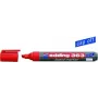 Marcador Edding e-363 vermelho/cinzento espessuras de ponta 1 mm e 5 mm