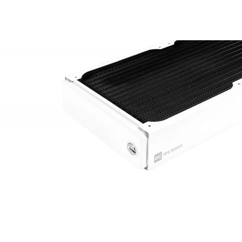 Alphacool NexXxoS HPE-45 Full Copper 10227 radiador, 360 mm, branco/preto