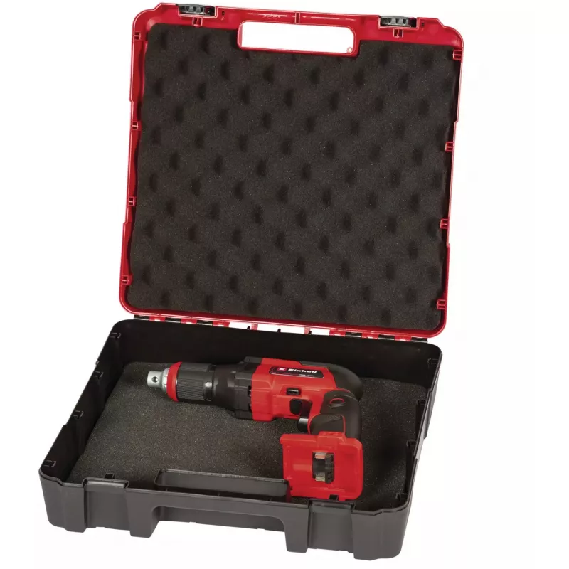 Einhell TE-DY 18 Li-Solo. Velocidade em vazio: 4000 rpm. Fonte de energia: bateria, tensão da bateria: 18 V. Largura: 980 mm. Peso da embalagem: 2,8 kg, Ve