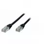 Cabo de rede preto ShiverPeaks 75120-S Cat5e 10 m