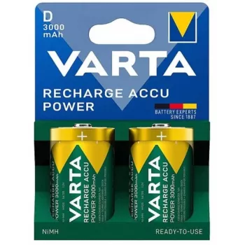 Pilha recarregável D Varta 56720 — NiMH, altura 61,5 mm, Ø 34,2 mm, 73 g